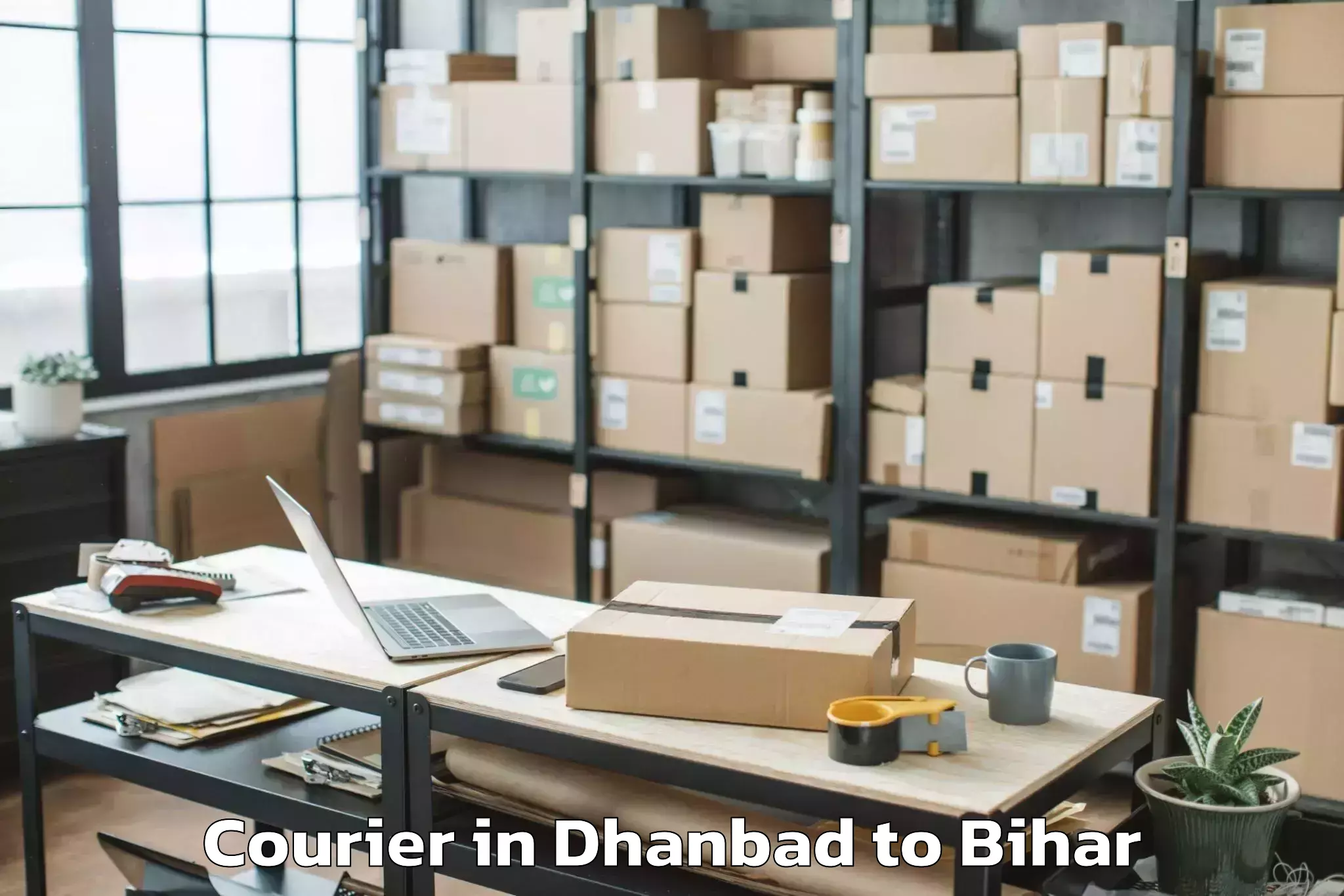 Dhanbad to Jahanabad Courier Booking